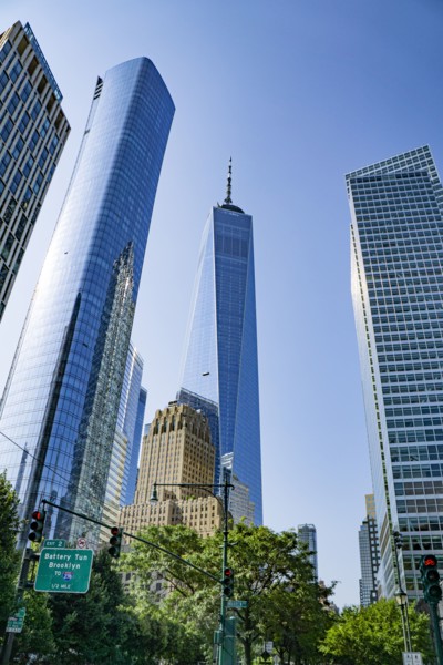 Downtown Skyline with One World Trade Center