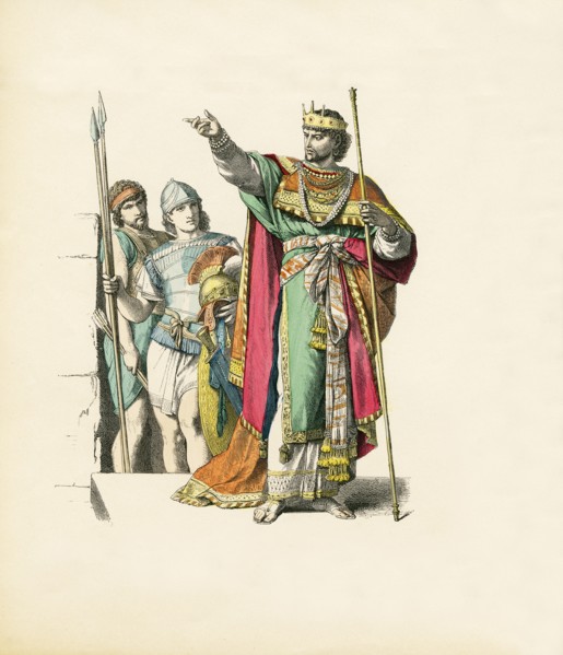 Jewish King with Soldiers