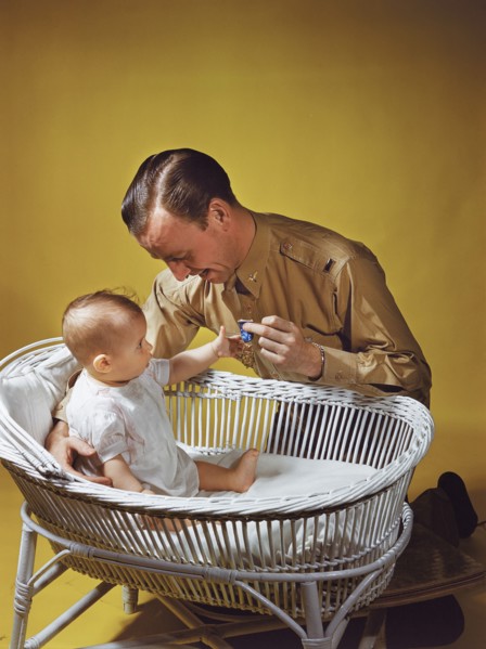 U.S. Soldier and Baby