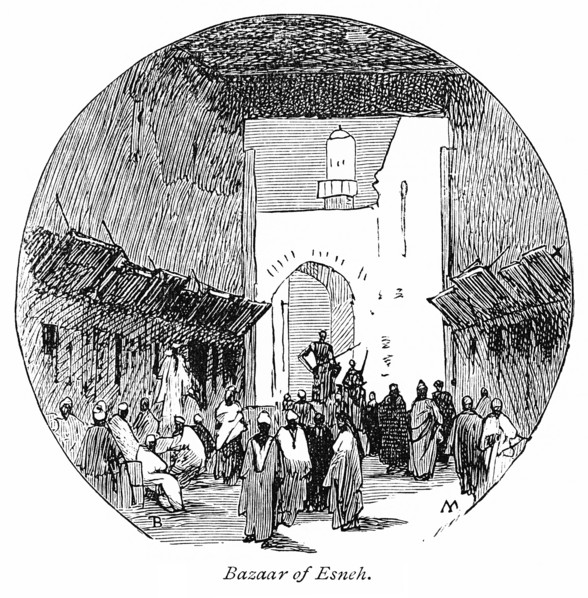 Bazaar of Esneh (Esna)