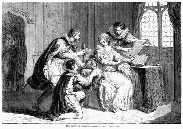 The Crown of England offered to Lady Jane Gray
