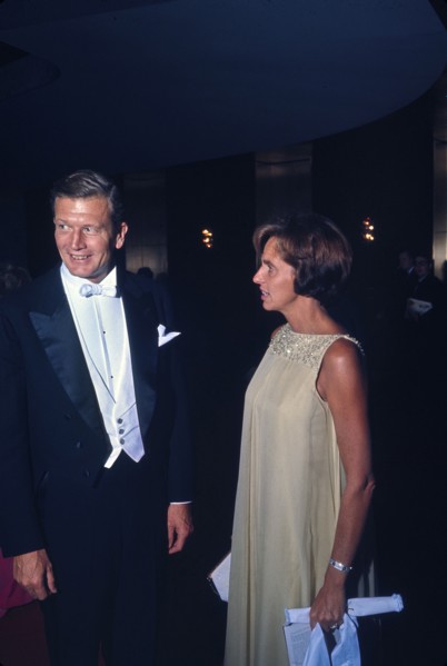 New York City Mayor John Lindsay with wife