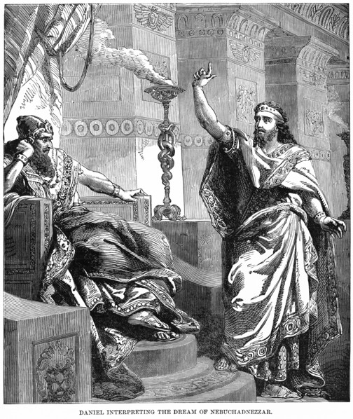 Daniel interpreting the dream of Nebuchadnezzar