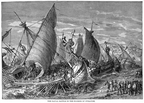 Naval Battle in the Harbor of Syracuse