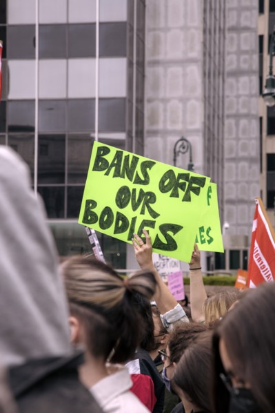 Bans off our Bodies Sign at Abortion Rights Rally