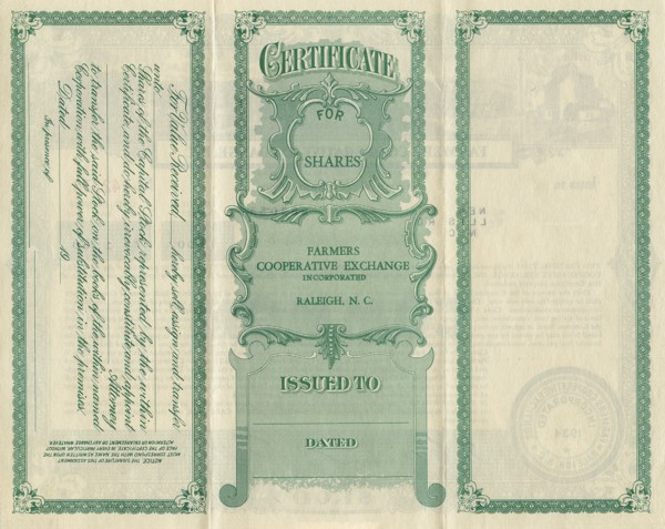 Stock Certificate