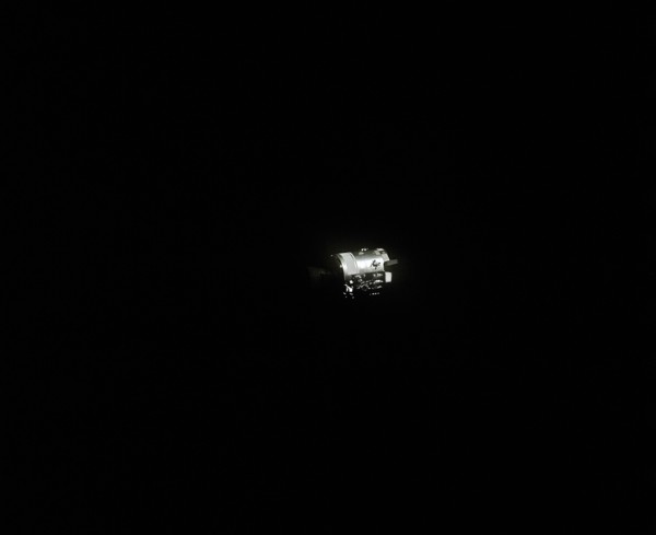 Severely damaged Apollo 13 Service Module photographed from Lunar Module/Command Module  following Service Module jettisoning