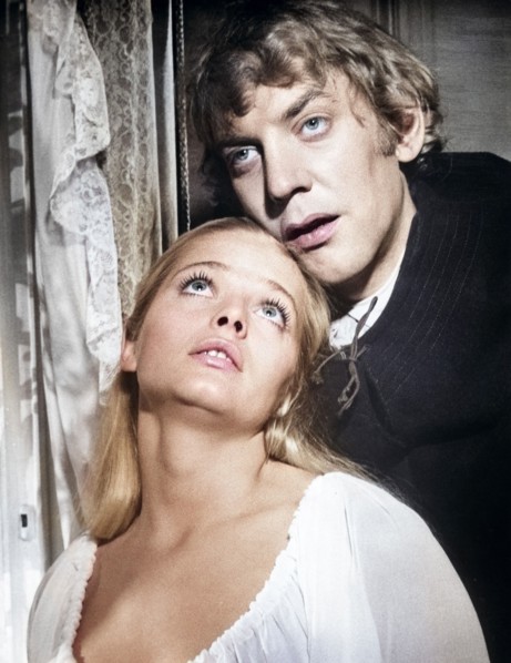 Ewa Aulin, Donald Sutherland, on-set of the film, "Start The Revolution Without Me", Warner Bros.,