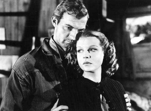 Zachary Scott, Betty Field, on-set of the film, "The Southerner", United Artists, 1945