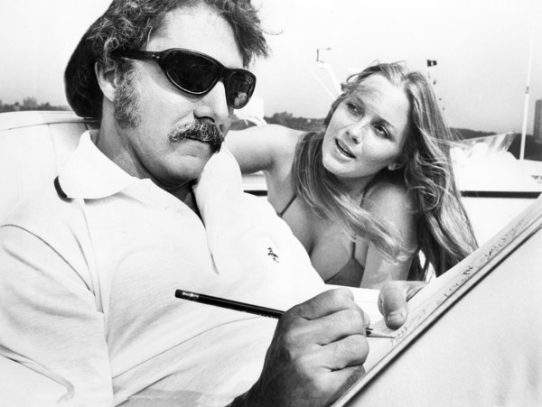 Dustin Hoffman, on-set of the film, "Who Is Harry Kellerman And Why Is He Saying Those Terrible