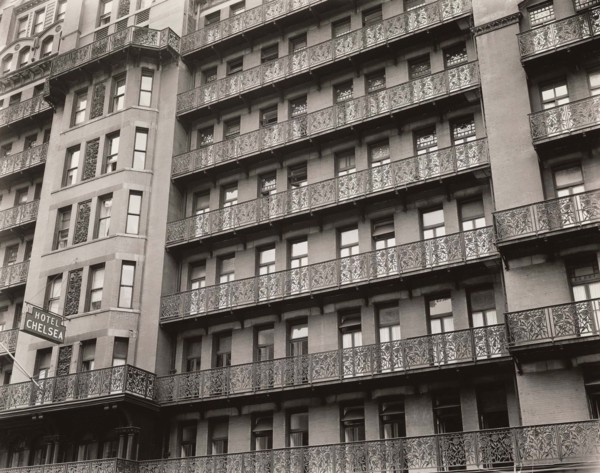 Chelsea Hotel, West 23rd Street, New York City, New York, USA, Berenice Abbott, Federal Art