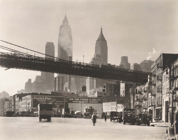 Waterfront, South Street, New York City, New York, USA, Berenice Abbott, Federal Art Project,