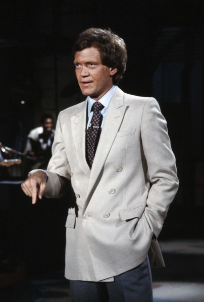 American Television talk show host David Letterman, three-quarter length portrait, Late Night With