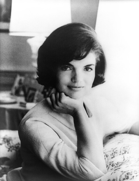 U.S. First Lady Jacqueline Kennedy, first official White House portrait, half-length seated