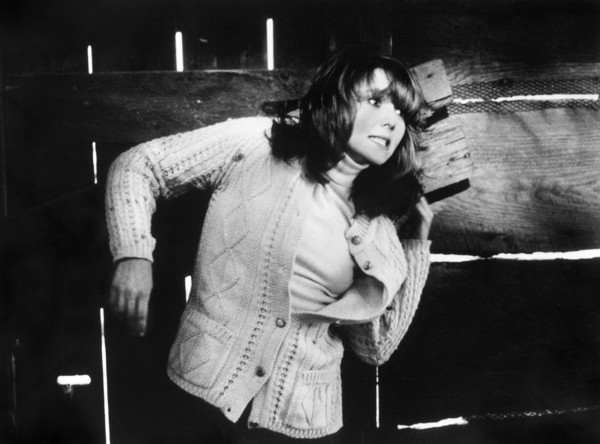 Brenda Vaccaro, on-set of the Canadian film, "Death Weekend", released in U.S. as "The House By The