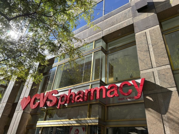 CVS Pharmacy and convenience store, building exterior, New York City, New York, USA