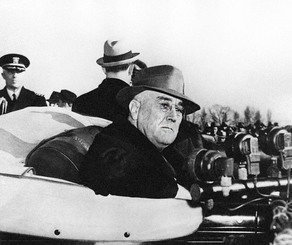U.S. President Franklin D. Roosevelt attending Jefferson Memorial groundbreaking ceremony,