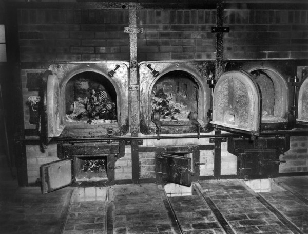 Bones of anti-Nazi German women still in crematoriums in Buchenwald concentration camp, Weimar,
