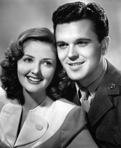 Martha Vickers, Richard Martin, publicity portrait for the film, "Marine Raiders", RKO Radio