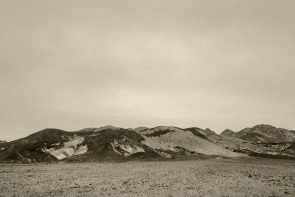 Varying texture detail in foothills at dusk, Death Valley National Park, California, USA