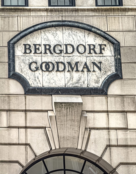 Bergdorf Goodman department store, building exterior, New York City, New York, USA