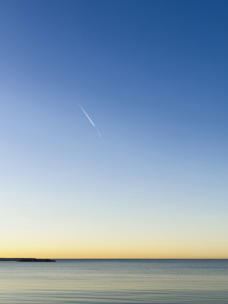 Ocean sunset, Hafnarfjordur, Iceland