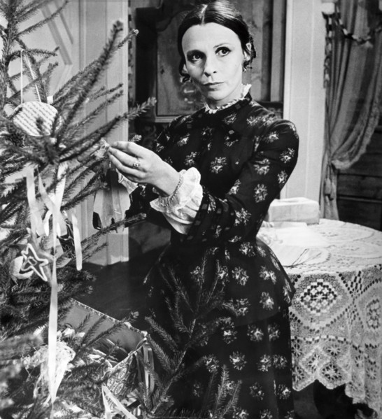 Clair Bloom, on-set of the film, "A Doll's House", directed by Patrick Garland, Anglo-EMI Film