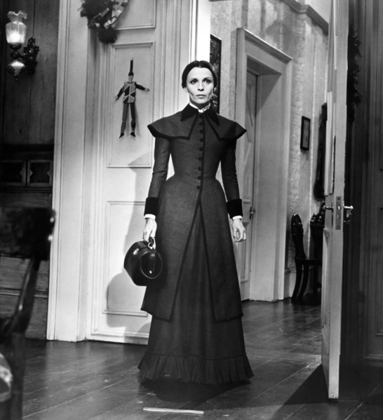 Clair Bloom, on-set of the film, "A Doll's House", directed by Patrick Garland, Anglo-EMI Film