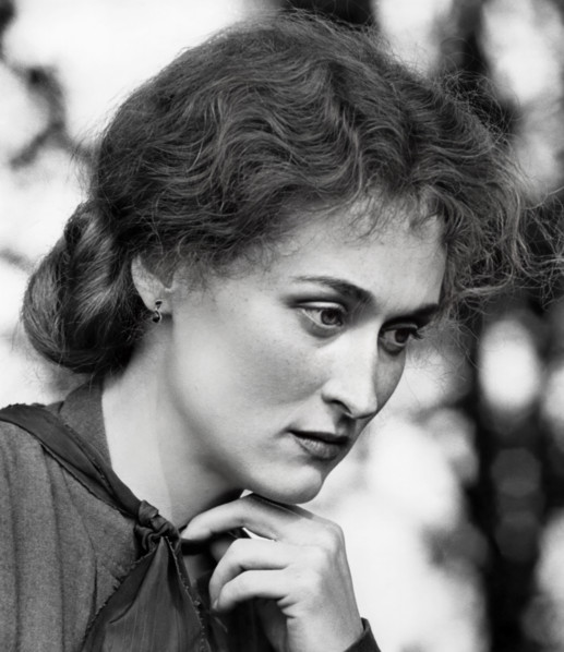 Meryl Streep, on-set of the film, "The French Lieutenant's Woman", United Artists, 1981