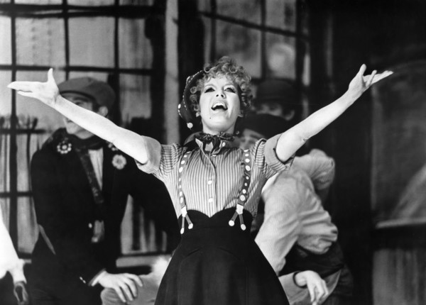 Petula Clark, on-set of the film, "Goodbye, Mr. Chips", MGM, 1969