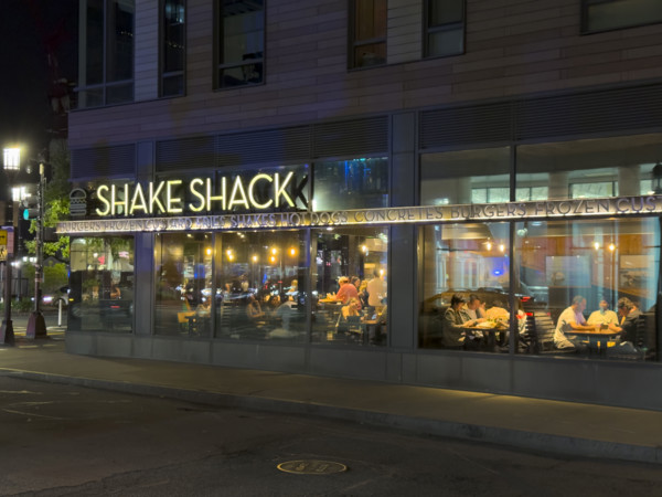 Shake Shack fast food restaurant, Boston