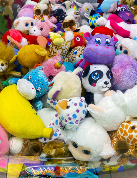 Arcade game prizes