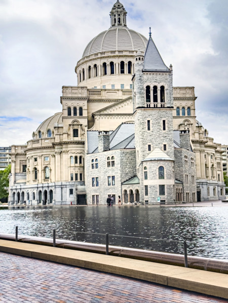 First Church of Christ, Scientist and reflecting pool, Christian Science Plaza, Boston