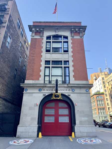 Beaux-Arts style firehouse from 1903, made famous as the headquarters of the 1984 film, "Ghostbusters", New York City