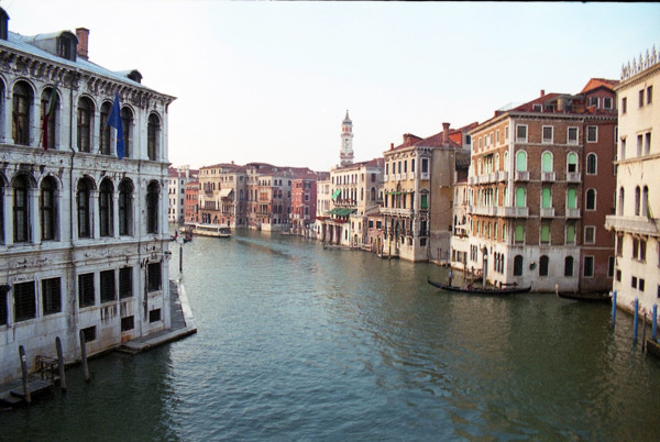 Canal view at dawn, Venice, Italy