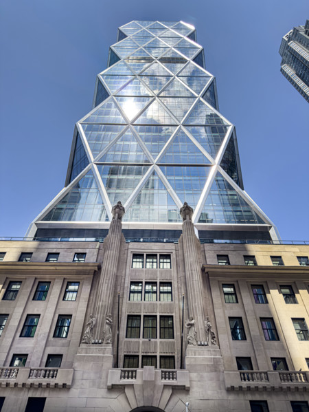 Hearst Tower, featuring the original Hearst Magazine Building (Six lowest floors), building