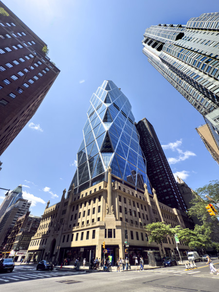 Hearst Tower, featuring the original Hearst Magazine Building (Six lowest floors), building