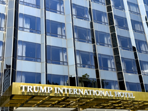 Trump International Hotel, building exterior detail, One Central Park West, Columbus Circle,