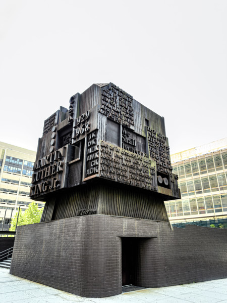 Memorial Sculpture by William Tarr, Martin Luther King Jr Educational Campus, 122 Amsterdam Avenue,