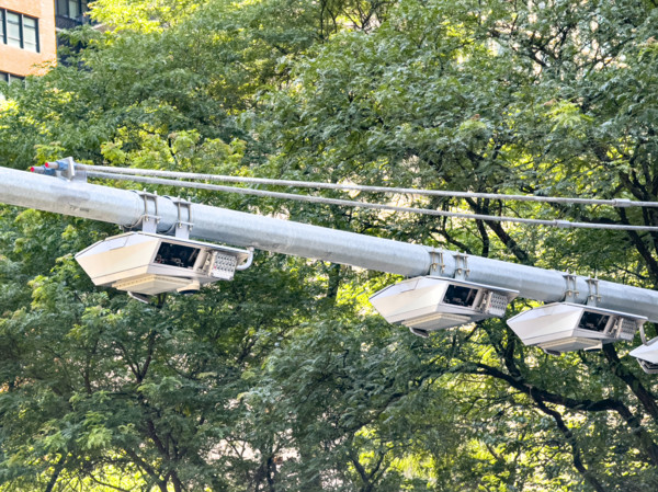 Congestion pricing scanners, Manhattan, New York City, New York, USA