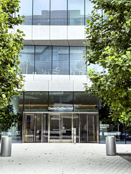 David Geffen Hall, building entrance, Columbia University Business School, Columbia University,