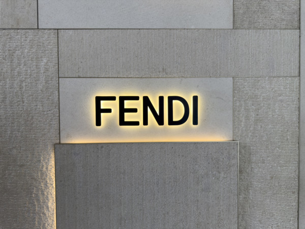 Fendi retail store, exterior detail, 500 West 33rd Street, Hudson Yards, Manhattan, New York City,