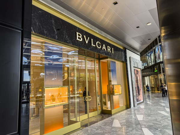 Bulgari retail store, exterior view, The Shops and Restaurants at Hudson Yards, 20 Hudson Yards,