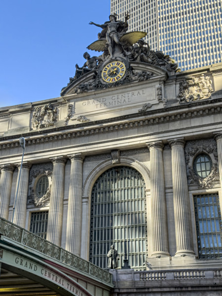 Grand Central Terminal, exterior building detail, Manhattan, New York City, New York, USA