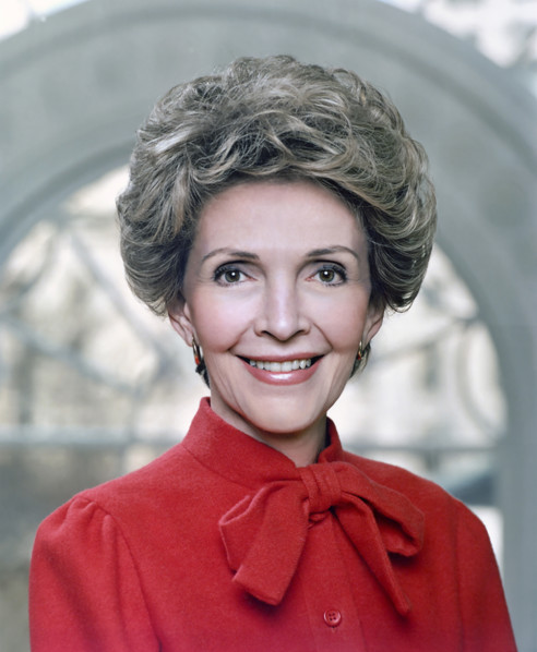 Official portrait of U.S. First Lady Nancy Reagan, Washington, D.C., USA, President Ronald Reagan
