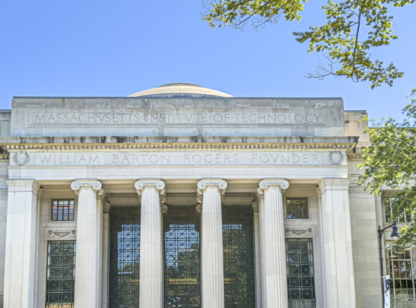 William Barton Rogers Building, MIT Building 7, building exterior detail, Massachusetts Institute