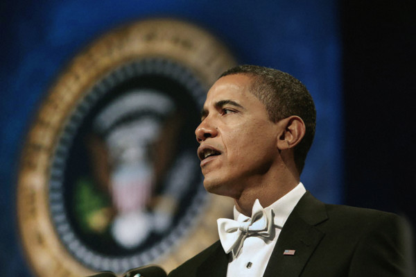 U.S. President Barack Obama attending Commander-in-Chief Inaugural Ball, National Building Museum,