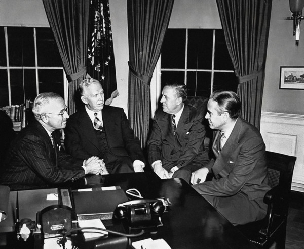 U.S. President Harry S. Truman, Secretary of State George C. Marshall, Economic Cooperation