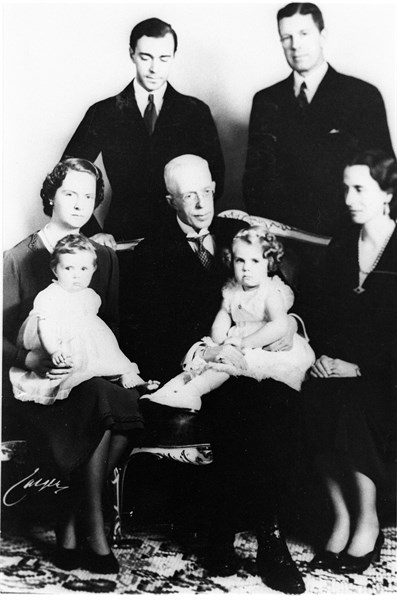 Four generations of the Swedish royal family