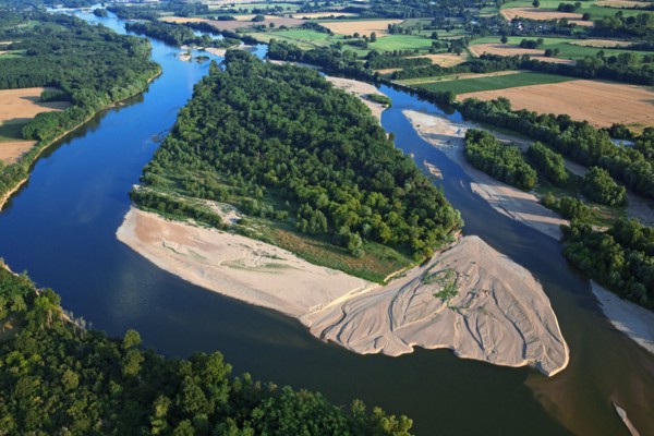 La Loire vers Langeais, Indre-et-Loire